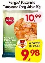 Cercadão Frango a Passarinho Temperado cong. Adoro 1kg oferta