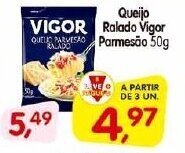 Cercadão Queijo Ralado Vigor Parmesao 50g oferta