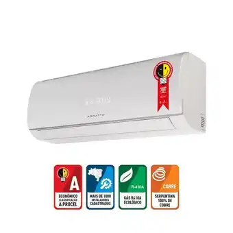 Lojas Koerich Ar-condicionado split agratto one 18.000 btus quente/frio acs18qf-r4 branco oferta