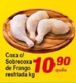 Ricoy Supermercados Coxa c/ Sobrecoxa de Frango Resfriada 1kg oferta