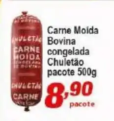Ricoy Supermercados Carne Moida Bovina Congelada Chuletao pacote 500g oferta