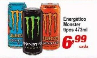 Ricoy Supermercados Energetico Monster tipos 473ml oferta