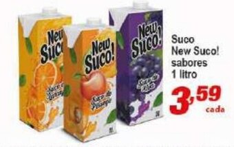 Ricoy Supermercados Suco New Suco! Sabores 1L oferta
