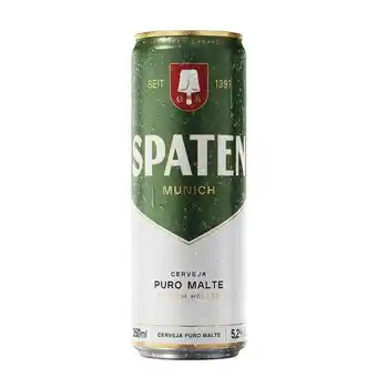 Super Nosso Cerveja spaten puro malte 350ml lata oferta