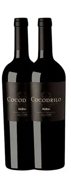 Kit duo cobos cocodrilo malbec