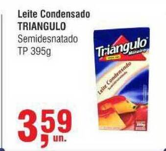 Higa Atacado Leite Condensado Triangulo 395g oferta