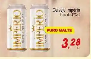 Villefort Atacadista Cerveja Império 473ml oferta