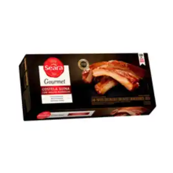 Supermercados Pague Menos Costela suína seara com molho barbecue congelada 1kg oferta