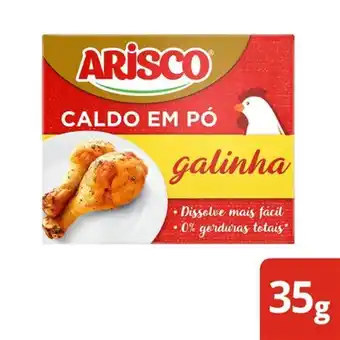 Caldo de galinha em pó arisco 5un 35g