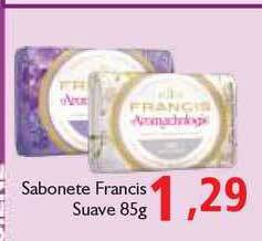 Supermercados ABC Sabonete Francis Suave 85g oferta