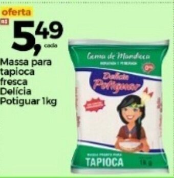 Frangolândia Massa para tapioca fresca Delicia Potiguar 1kg oferta
