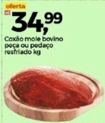 Frangolândia Coxao mole bovino peca ou pedaco resfriado 1kg oferta