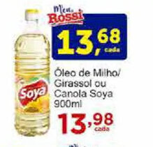 Rossi Supermercado Oleo de Milho/ Girassol ou Canola Soya 900ml oferta