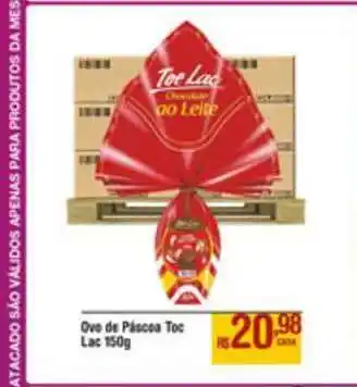Max Atacadista Ovo De Páscoa Toc Lac 150g oferta
