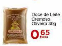 Rossi Supermercado Doce de Leite cremoso Oliveira 30g oferta