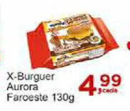 Rossi Supermercado X-Burguer Aurora Faroeste 130g oferta