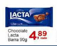 Rossi Supermercado Chocolate lacta Barra 90g oferta