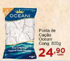 Rossi Supermercado Posta de Cacao Oceani cong. 800g oferta