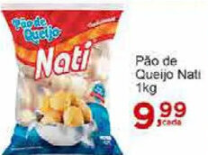 Rossi Supermercado Pao de Queijo Nati 1kg oferta