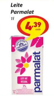 D'avó Supermercado Leite Parmalat 1L oferta