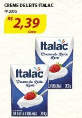 Assaí Atacadista Creme De Leite Italac 200g oferta