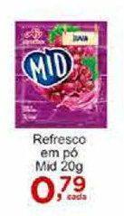 Rossi Supermercado Refresco em po Mid 20g oferta
