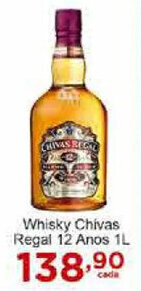 Whisky Chivas Regal 12 anos 1L