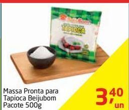 Tenda Atacado Massa pronta para tapioca beijubom pacote 500g oferta
