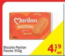 Tenda Atacado Biscoito marilan pacote 350g oferta