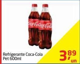 Tenda Atacado Refrigerante coca-cola pet 600ml oferta