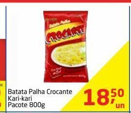 Tenda Atacado Batata palha crocante kari-kari pacote 800g oferta