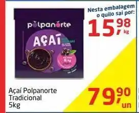 Tenda Atacado Açaí polpanorte tradicional 5kg oferta