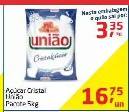 Tenda Atacado Açúcar cristal união pacote 5kg oferta