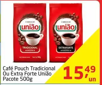 Tenda Atacado Café pouch tradicional ou extra forte união pacote 500g oferta