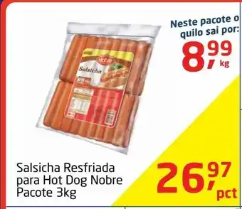 Tenda Atacado Salsicha resfriada para hot dog nobre pacote 3kg oferta