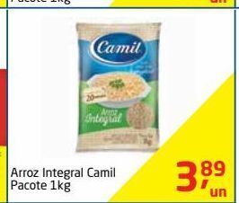 Tenda Atacado Arroz integral camil pacote 1kg oferta