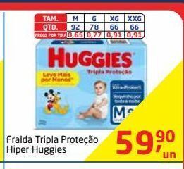 Tenda Atacado Fralda tripla proteção hiper huggies oferta