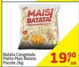 Tenda Atacado Batata congelada palito mais batata pacote 2kg oferta