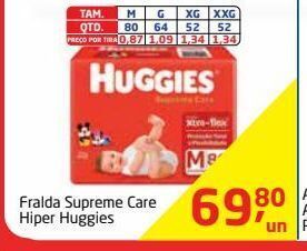 Tenda Atacado Fralda supreme care hiper huggies oferta