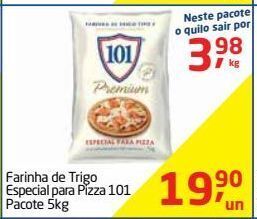 Farinha de trigo especial para pizza 101 pacote 5kg