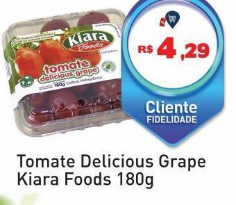 Tonin Superatacado Tomate delicious grape kiara foods 180g oferta