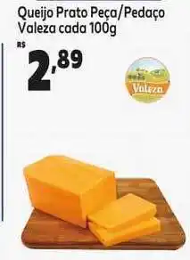 GoodBom Queijo Prato Peça Pedaço Valeza 100g oferta