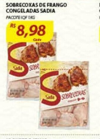 Assaí Atacadista Sobrecoxa de Frango Congelada Seara 1kg oferta