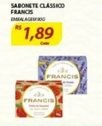 Assaí Atacadista Sabonete Classico francis 90g oferta