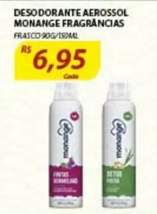 Assaí Atacadista Desodorante Aerosol Monange Fragrancias oferta