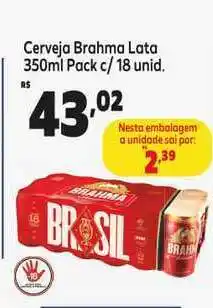 GoodBom Cerveja Brahma 350ml oferta