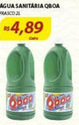 Assaí Atacadista Agua Sanitaria Qboa 2L oferta