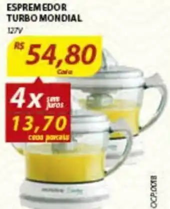 Assaí Atacadista Espremedor Turbo Mondial oferta