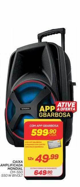 GBarbosa Caixa amplificada mondial oferta