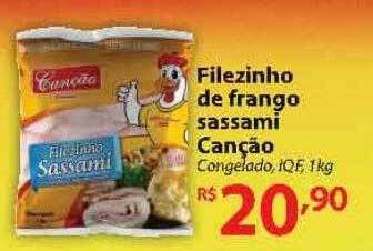 Nacional Filezinho de frango sassami canção oferta